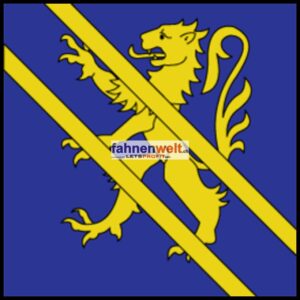 Gemeindefahne 1567 Delley Ehemalige Gemeinde