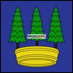 Gemeindefahne 1669 Montbovon Ehemalige Gemeinde
