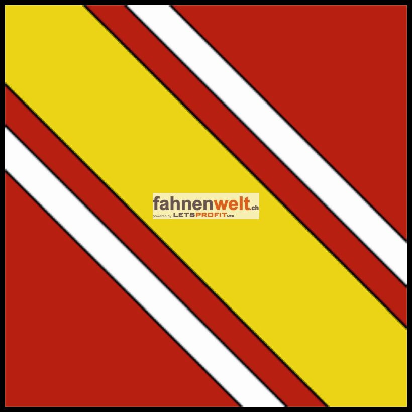 Gemeindefahne 1681 Billens Ehemalige Gemeinde