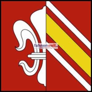 Gemeindefahne 1694 Villarsiviriaux Ehemalige Gemeinde