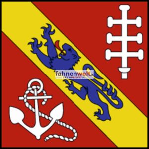 Gemeindefahne 1695 Estavayer-le-Gibloux Ehemalige Gemeinde