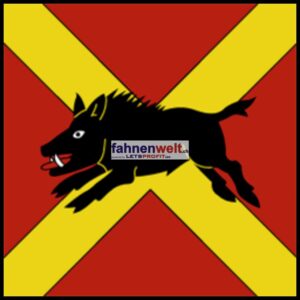 Gemeindefahne 1699 Porsel Ehemalige Gemeinde