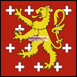Gemeindefahne 1725 Posieux Ehemalige Gemeinde