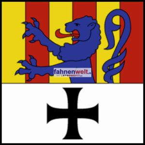 Gemeindefahne 1782 Lossy-Formangueires Ehemalige Gemeinde