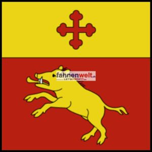 Gemeindefahne 1784 Courtepin Ehemalige Gemeinde