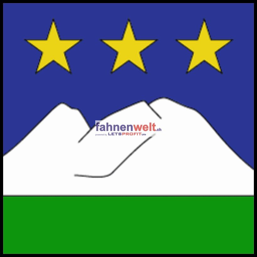 Gemeindefahne 1973 Mont-Noble