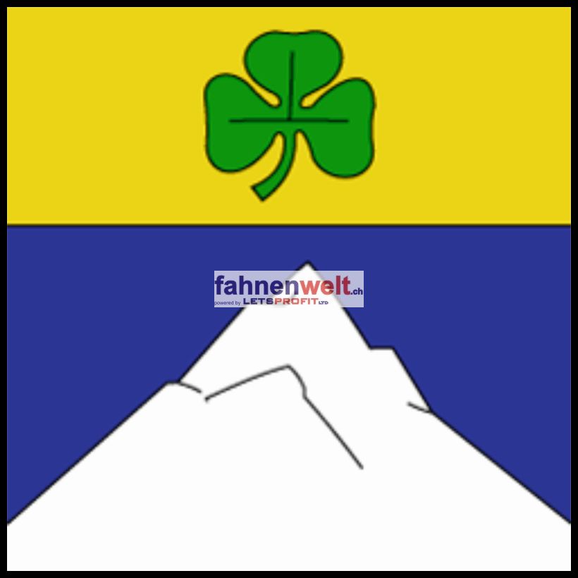 Gemeindefahne 3986 Ried-Mörel Ehemalige Gemeinde