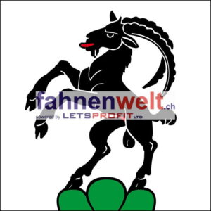 Gemeindefahne 6312 Steinhausen | 30 x 30 cm und ZGösser
