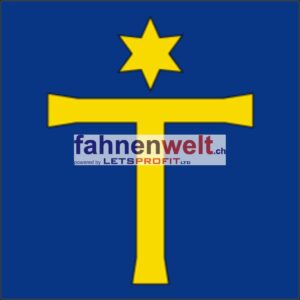 Gemeindefahne 7245 St. Antönien Ascharina Ehemalige Gemeinde
