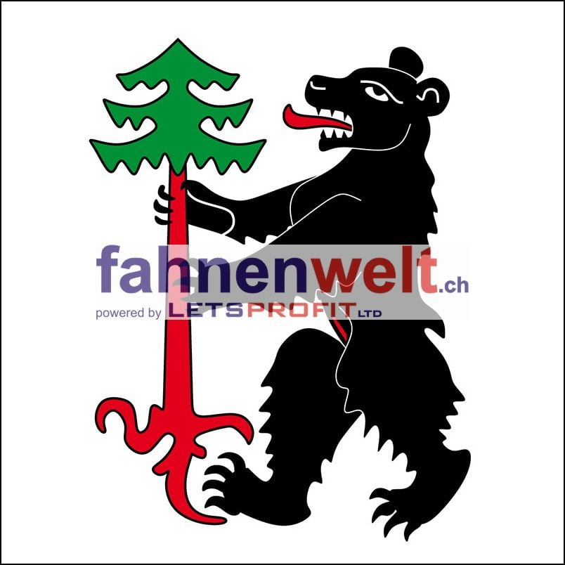 Gemeindefahne 7530 Zernez alte Gemeinde(GR)