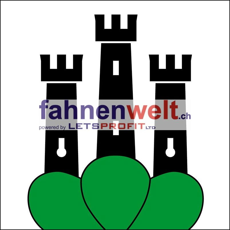 Gemeindefahne 7542 Susch Ehemalige Gemeinde