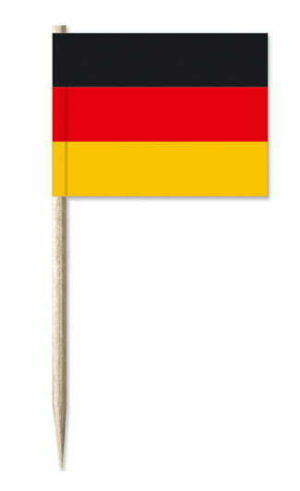 Mini-Fahnen Deutschland Pack à 50 Stück | 30 x 40 mm