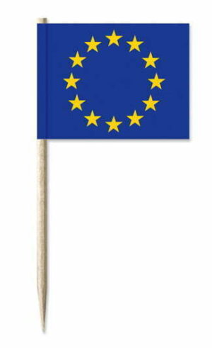 Mini-Fahnen Europarat Pack à 50 Stück | 30 x 40 mm