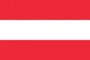 Länderfahne Österreich aus dem SLF-Stoff in schöner Qualität