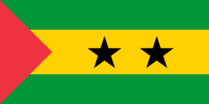 Länderfahne São Tomé und Príncipe aus dem SLF-Stoff in schöner Qualität